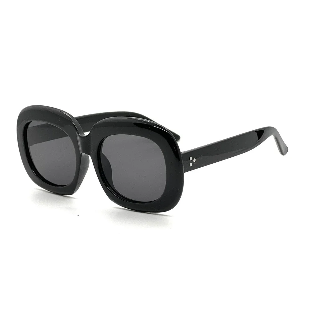 Kids Black Oversized Oval Sunglasses Fashion Fun Shades‎ UV Protection Girls New